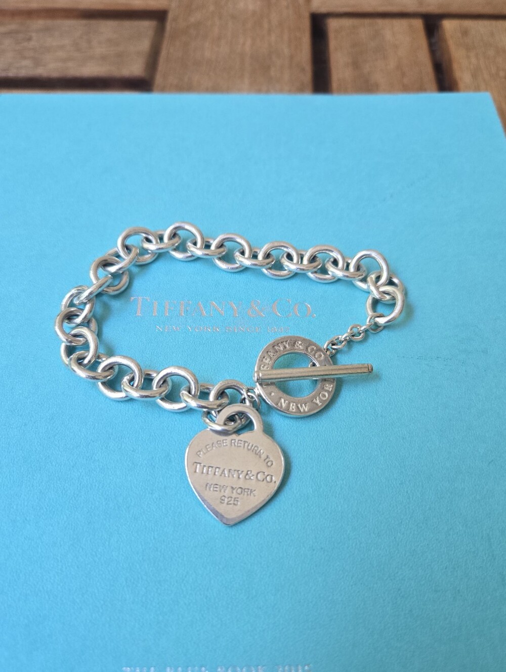 Tiffany & Co. Toggle RTT Heart Tag Bracelet